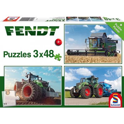 Schmidt Spiele Puzzle: Fendt (3x48) 
