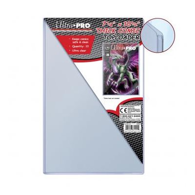 Sleeves: Thick Comic Toploader: 7-1 / 8" x 10-1 / 2": Clear (10ct)