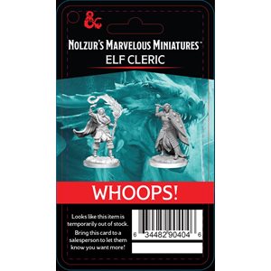 D&D Nolzur's Marvelous Unpainted Miniatures: Wave 16: Retail Reorder Cards (B&M Only)